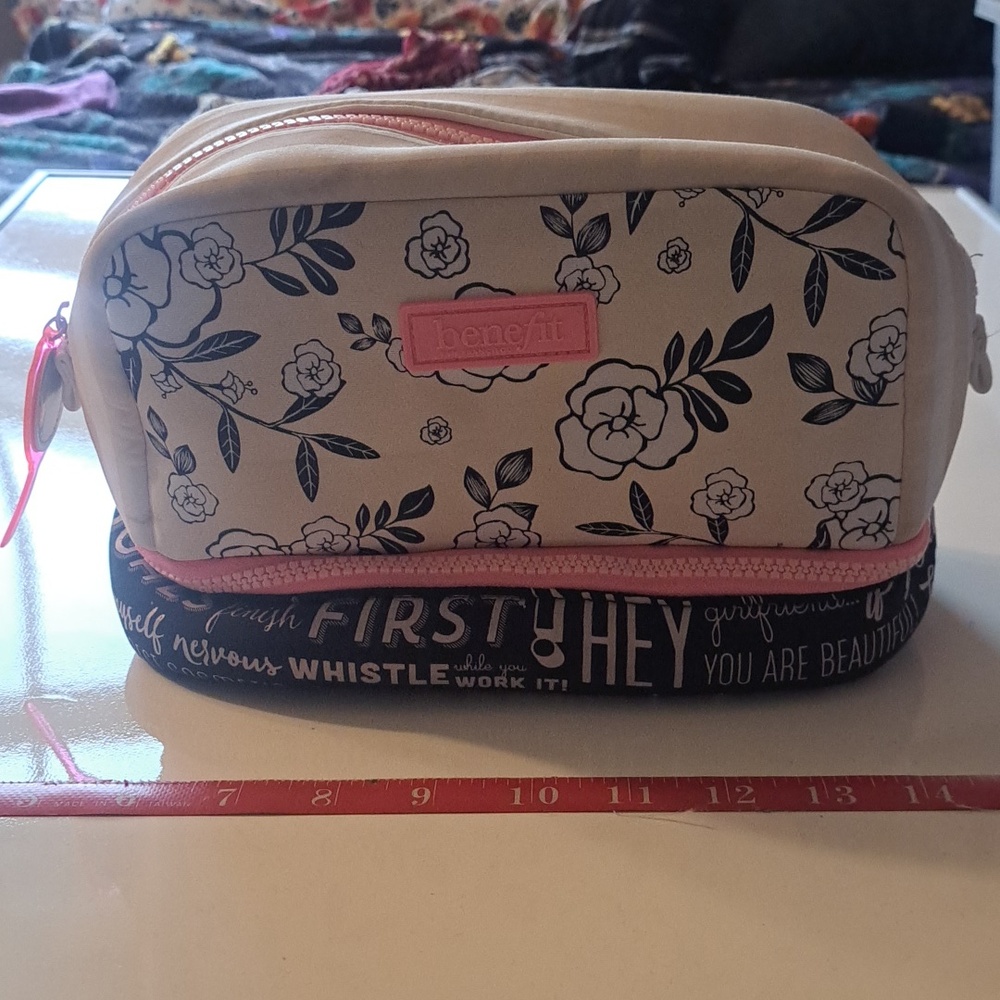 Benefit Floral Print Makeup Bag- ONE OF A KIND - LIMITED ADDITION